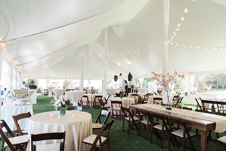 North Carolina Outdoor Weddings - Edenton Courthouse Lawn - Gorgeous Tented Wedding