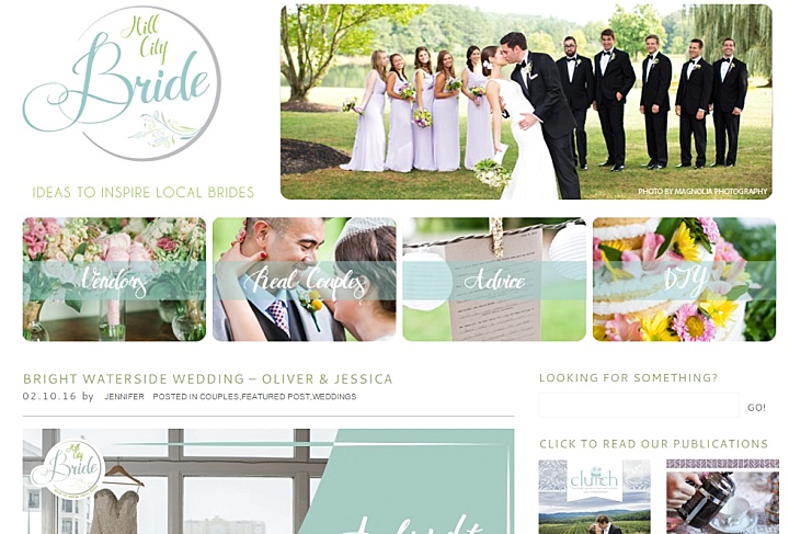 Virginia Beach Weddings - Water Table Wedding - Virginia Beach Catering Featured on Hill City Bride