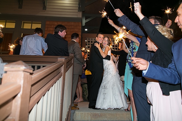 East Beach Bayfront Club - Sparkler Exit - Norfolk Virginia Wedding - Virginia Beach Wedding - Andi & Zoe