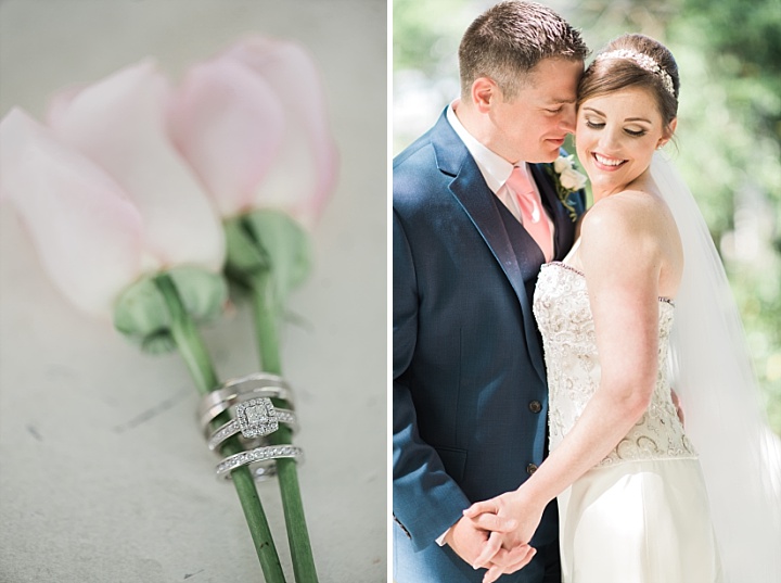 Edenton Wedding - Edenton Courthouse Lawn Wedding Catering - Northeastern North Carolina -Light Pink Wedding - Happy Couple