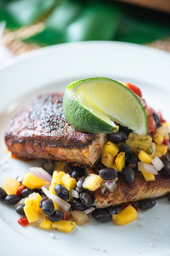 Olympic Party Food Inspiration -  Mahi Mahi with Black Bean Mango and Pineapple Salsa - Rio 2016 (3)